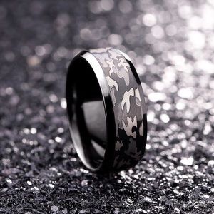 3/$15🔥Stainless steel camouflage ring